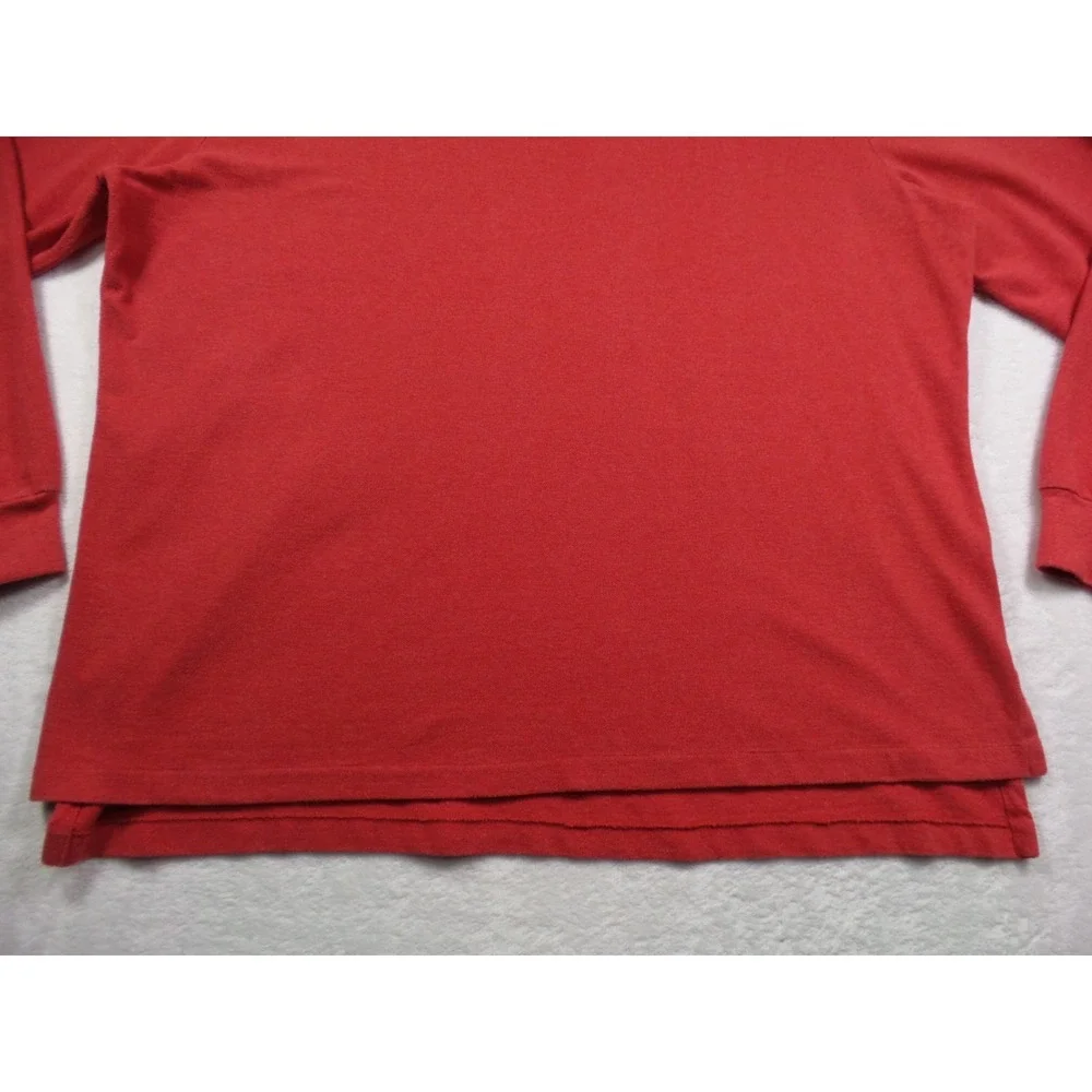 Polo Ralph Lauren Shirt Mens Size XXL Red Long Sleeve Stretch Embroidered‎ Pony